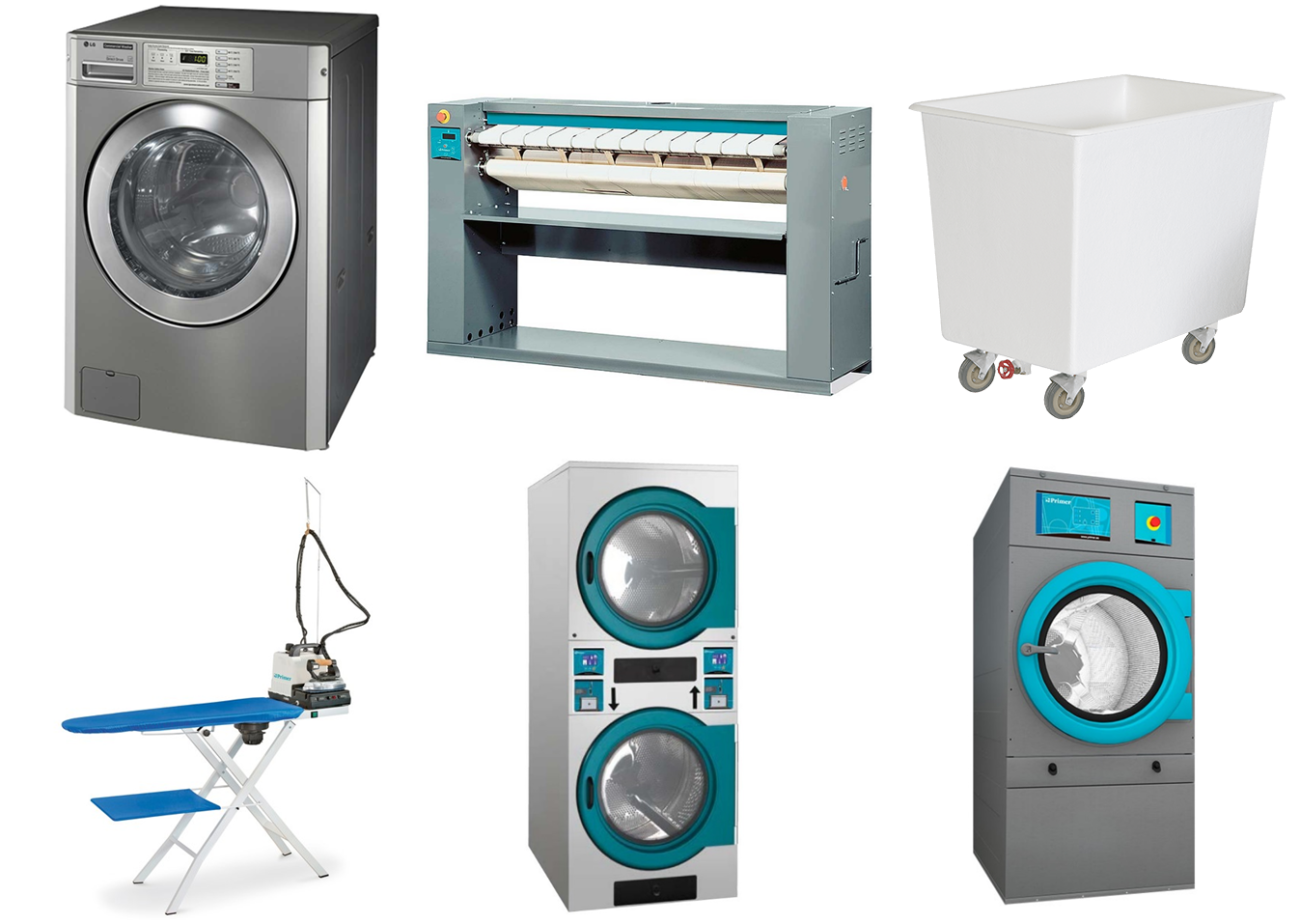 Maquinaria para lavanderías en La Pobla Tornesa y en especial lavadoras industriales en La Pobla Tornesa